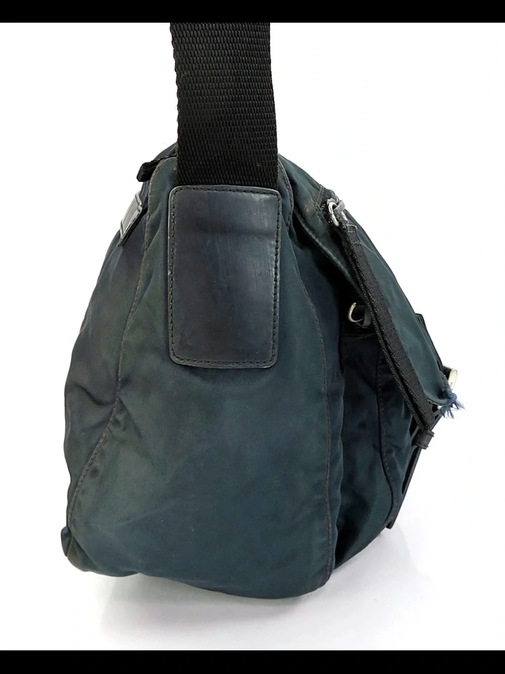 Prada Navy Messenger Bag for Men